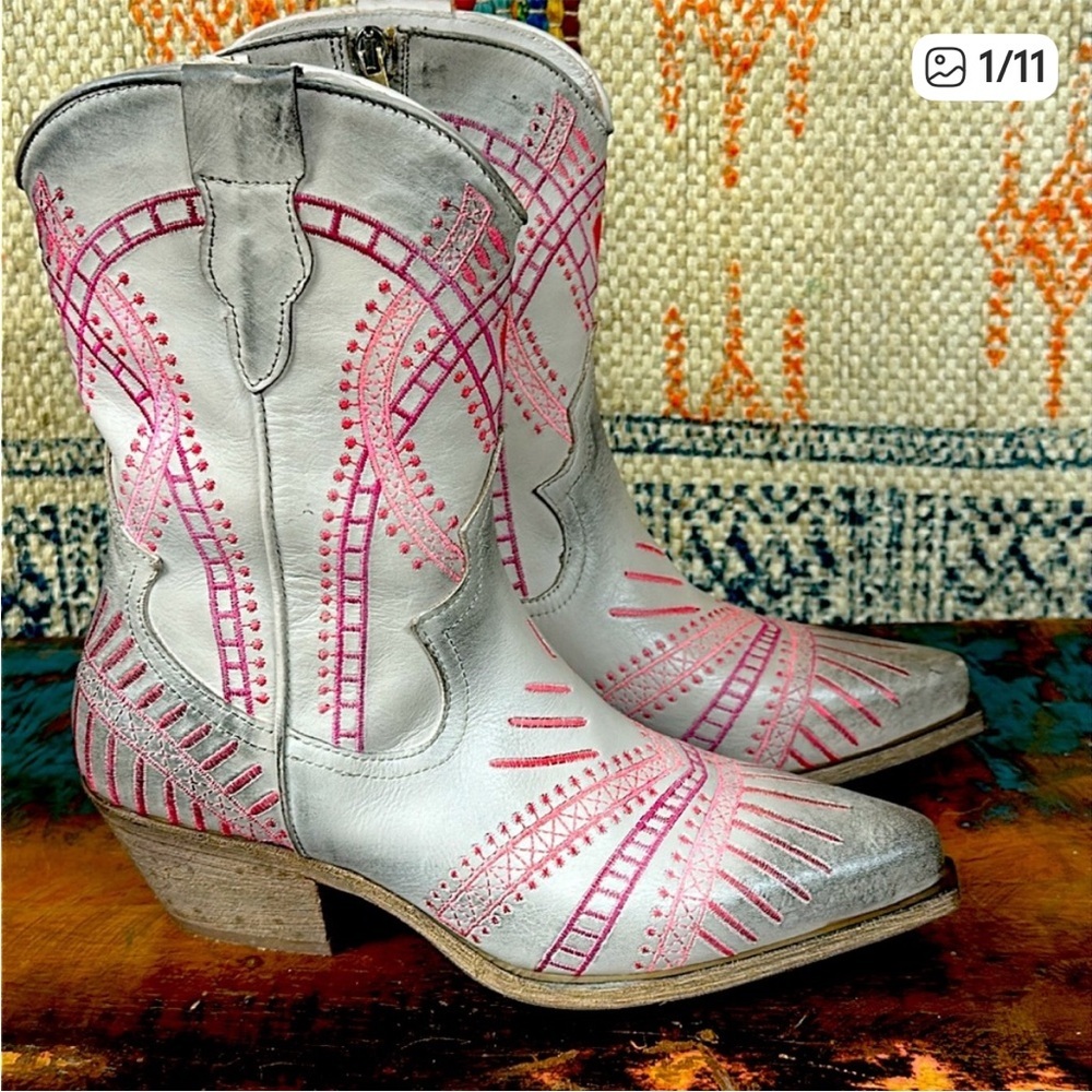 Marco Delli “The Italian Cowboy”, Solaria Boots by Sundance, gray multi, NIB, 39 - Picture 9 of 15
